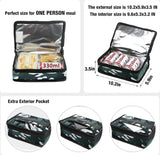 Kleine koeltas voor onderweg, mini-lunchtas, herenkoelboxtas, opvouwbare lunchtas, geïsoleerde tas met ritssluiting, thermische tas voor werk, school, auto, reizen, 3,5L, camouflage