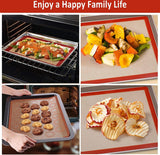 5 stuks bitterkoekjes bakmat, antislip bakmat, 42 cm x 29,5 cm broodmat, antiaanbakmat, permanente bakfolie, bakpapier, voor bitterkoekjes, koekjes, brood, pizzamat