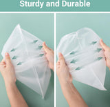 Zip Bags Kleding, 50 stuks 35 x 30 cm Zip Bags, Groot, Reistas, Kleding, Plastic Zak met Rits voor kleding, Handdoeken, Documenten, Reisaccessoires