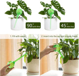 12 stuks bewateringsballen, automatisch bewateringsapparaat, automatisch bewateringssysteem voor planten, hulpmiddel bij het bewateren van bloempotten, voor groenten, potplanten, bloemen (13 x 5 cm)