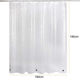 Douchegordijn, schimmelwerend met gewichtmagneten aan de onderkant, transparant, 3D kubisch EVA, waterdicht, antibacterieel gordijn voor douche en badkuip