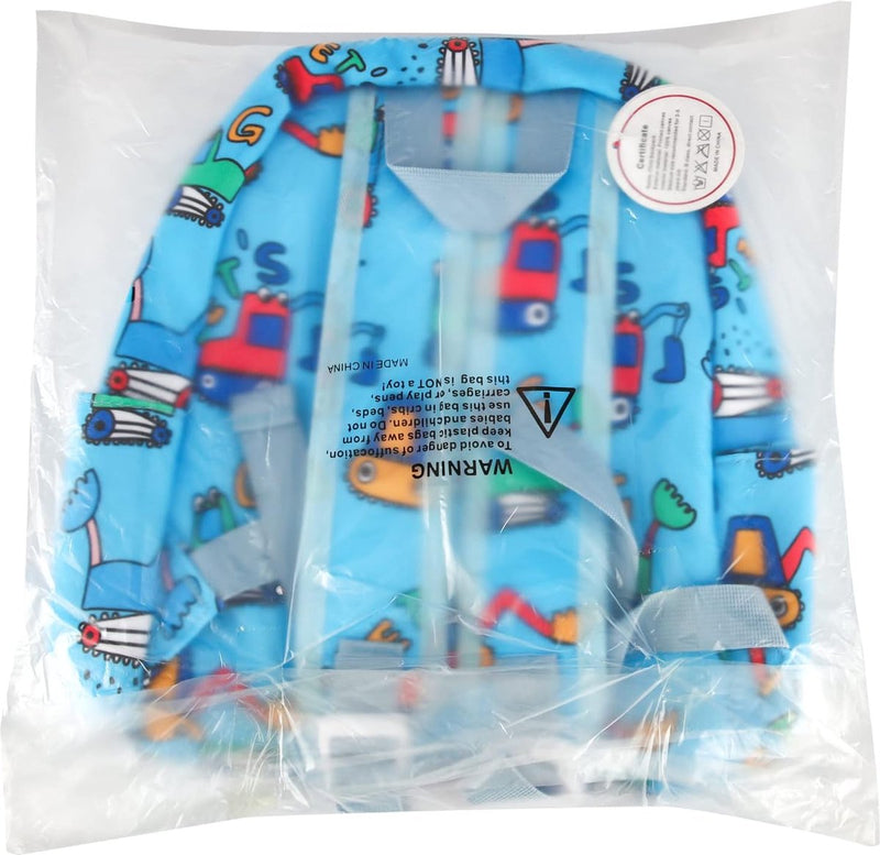 Kinderrugzak jongens peuterschool tas kleuterschoolrugzak dagrugzak cartoon munten portemonnee voor 3-5 jaar, 23 x 13 x 30 cm