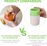 Fruitrasp Appelrasp Handrasp Handmatige roterende hakmolen, multifunctionele groentehakker Keukengereedschap voor peer Aardappelkaas Citroenwortel Groente-ijsrasp