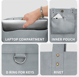 anvas Tote Bag dames handtas grote shopper tassen schoudertas met laptopvak