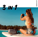 Dry Bag en waterdichte tas, 2 l, 5 l, 10 l, 15 l, 20 l, 30 l, waterdichte pakzak, rolsluiting en schouderriem, zwemmen, strand, kano, staand peddelen, duiken