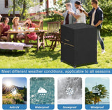 Weerbeschermhoes, grillafdekking, grill, beschermhoes, gasgrill, winterbestendig, waterdicht, uv-bestendig, BBQ-grillafdekking 80 x 70 x 110 cm