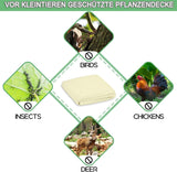 Winterbescherming voor planten, set van 2, 120 x 180 cm, vorstbeschermende plantendekens als winterbescherming, met ritssluiting voor boompalmen, balkonplanten, kaptent, ademend