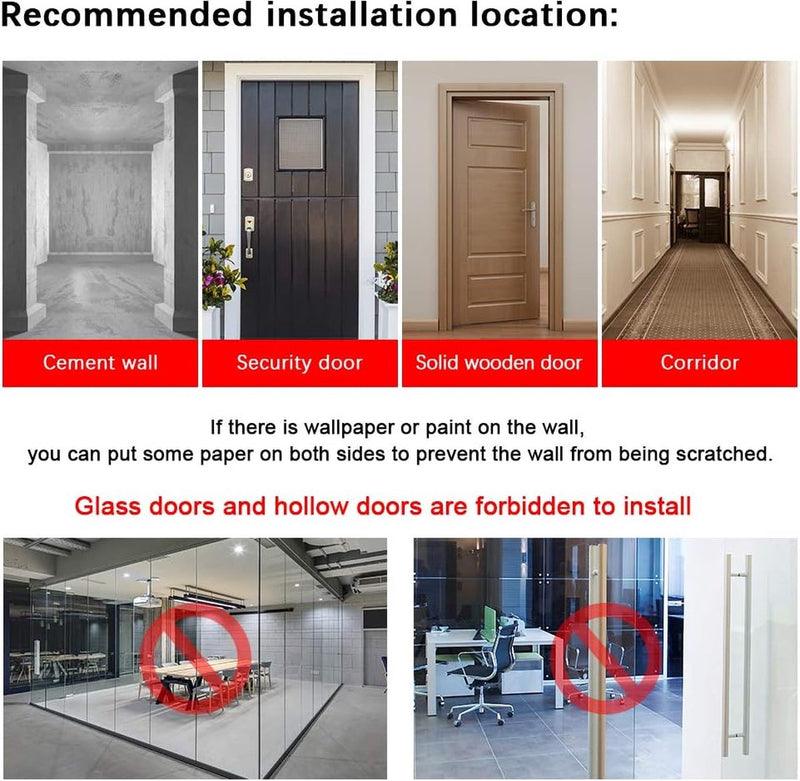 Optrekstang verstelbaar op deurenbreedte 70-90 cm met antislipmat en veiligheidsslot Gemaakt van zwaar staal Maximaal gebruikersgewicht tot 440 lb