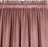 Fluwelen gordijn, met plooiband, 1 stuks, zacht, edel gordijn, 200 g/m², elegant, glad, effen, wollig, modern, klassiek, woonkamer