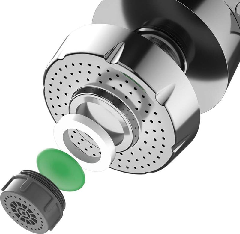 360 ° draaibare wastafel kraan geavanceerde bubbler kraan beluchter waterbesparende kraan filter kraan beluchter filter kraan spray instelling sproeikop voor badkamer keuken (kort)