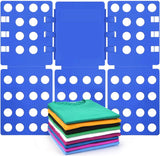 Vouwbord voor kleding T-shirt vouwplank kinderen en volwassenen vouwplank wasvouwplank wasvouwplank kleding blauw