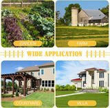 5 stuks kunststof witte randen tuinhek decoratieve tuinhekken panelen tuin lathek randen gazon bloembedden plantenranden voor tuin gazon paden (50 x 30 cm)