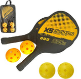Pickleball paddle-racket, 4 pickleball-ballen met 2 paddles, pickleball-paddleset voor binnen en buiten