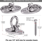 2 stuks plafondhaken, schommel, hangmathaak, capaciteit 900 kg, haakbevestiging, bokszak voor schommel, premium hangmatten, yoga, hangmat, stoel, zandzak