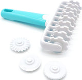 Keukenwalsen, gebakssnijder, roosterroller, kunststof roostersnijder, deegsnijder, doe-het-zelf taartsnijder, roller, decoratie, pizza-accessoires, gereedschap