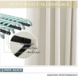 Terrasgordijnen, buitengordijnen, waterdicht, set van 2, H 243 x B 132 cm, buitengordijn, waterdicht privacyscherm en zonwering, balkongordijn, ondoorzichtig ooggordijn, lichtbeige