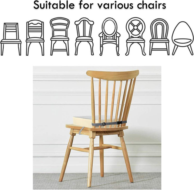 Zitverhoging voor baby's, draagbaar zitkussen, design voor kinderen (grijs/beige)