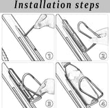 1 stuks lichtgewicht bidonhouder, ultralichte fietsbekerhouder, sportfietsfleshouder, fietsbekerhouder voor e-bikes, trekkingfietsen, racefietsen, mountainbikes (blauw).