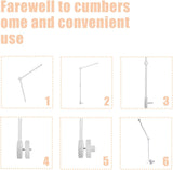 Mobiele houder van hout voor luiertafel, mobiele houder, wit, mobiele houder, draaibaar, wolkendesign voor bed, hangende bedbel, kinderbed, box, doe-het-zelf, decoratief artikel