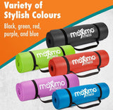 Fitness Mat - dikke premium yogamat - 183 cm lang x 60 cm breedte x 1,2 cm (12 mm) - multifunctioneel gebruik - perfect voor yoga, pilates, gym, sit-ups en rekken.