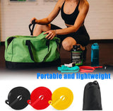 Weerstandsbanden, fitnessbanden met 3 weerstandsniveaus, weerstandsbanden met deuranker en handgrepen, fitnessbanden voor fitness/yoga/krachttraining voor mannen en vrouwen