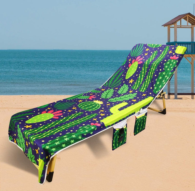 Microvezel strandlaken voor zonnebed, strandhanddoek, sneldrogend, voor strandstoel, tuinligstoel, strandstoelhoes voor zwembaden, stranden, tuinhotels