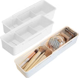 Ladeverdelers, 2 stuks Ladeorganizer Ladeorganizer Ladeverdelers Verstelbare ladeorganizer Kantoorladeverdeler Ladeverdeler Ladeorganizer (wit)