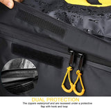 Dakkoffer, opvouwbare dakkoffer, 15 kubieke voet waterdichte auto-opbergdoos voor met of zonder bagagedrager, reis- en bagagevervoer, auto's, bestelwagens, SUV's, zwart