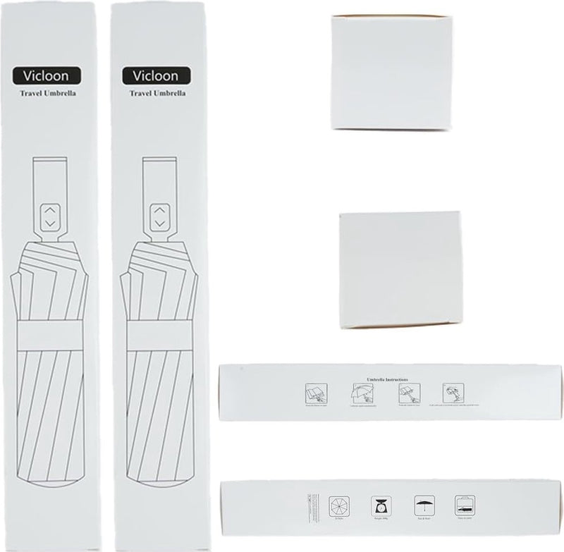 Paraplu, stormbestendige opvouwbare paraplu, 10 ribben met automatisch openen/sluiten, 210T waterdichte coating, 99% UV-bescherming paraplu voor volwassenen en kinderen