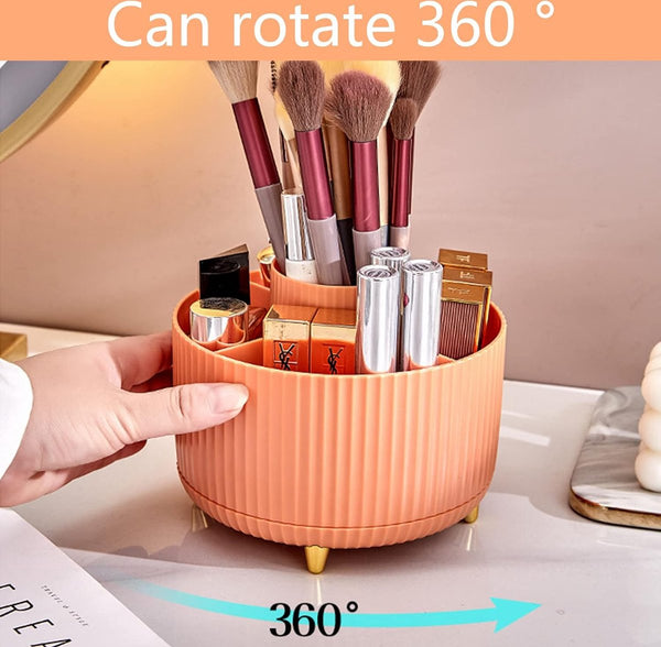 Cosmetica-make-uporganizer, 360 graden draaibare cosmetica-organizer, organizer voor make-up, make-up-organizer voor kamer, decoratie, slaapkamer, badkamer, kaptafel