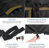 Weerbeschermhoes, grillafdekking, grill, beschermhoes, gasgrill, winterbestendig, waterdicht, uv-bestendig, BBQ-grillafdekking 80 x 70 x 110 cm