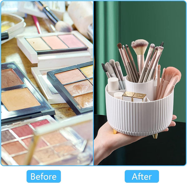 Cosmetica-make-uporganizer, 360 graden draaibare cosmetica-organizer, organizer voor make-up, make-up-organizer voor kamer, decoratie, slaapkamer, badkamer, kaptafel