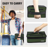 Mini-koeltas voor lunchbox Medicijnkoelbox Kleine lichtgewicht lunchtas Geïsoleerde tas voor lunchbox Lunchtas voor werk School Waterdichte ritssluiting Leger olijf