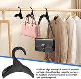 8 stuks kleerhangers voor tassen, geen ophangsporen, handtas, kleerhangers van PP, voor het ophangen van handtas en rugzakken (4 kleuren)