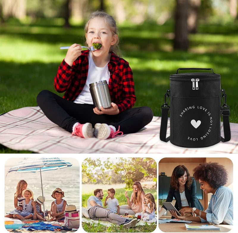 Koeltas, 9 liter, picknicktas, koeltas, isolatietas, lunch, koelbox voor picknick, lunchtas, isolatietas, lunchtas, koeltas voor werk, school en onderweg