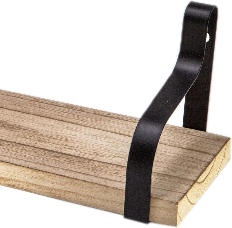 Nature Supplies Set van 4 rustieke zwevende planken Planken voor muren Wandplank Houten planken & planken Wandplank Houten plank Muur voor woonkamer, badkamer, keuken Wandplank