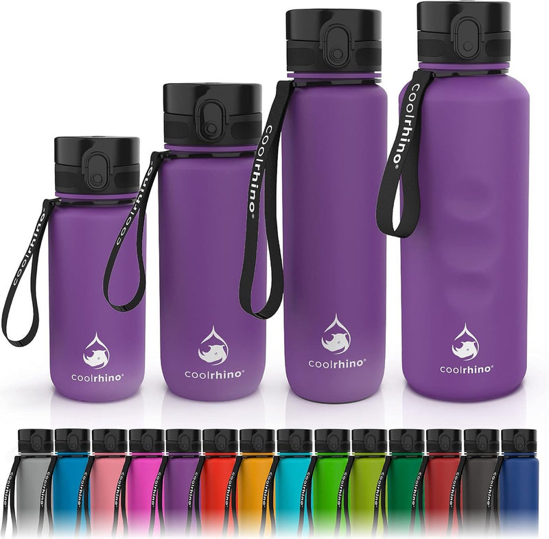 Drinkfles, tijdens sport-, outdoor- en fitnessactiviteiten, ook voor kinderen, waterfles, lekvrij en BPA-vrij, fles geschikt voor koolzuur, inhoud maximaal 1000 ml (1 l)