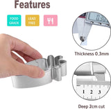 uitsteekvormpjes set paaseieren hazen groot 20,5 cm koekjessnijder Pasen hazen uitsteker set koekjes uitsteker haas uitsteekvormpjes Pasen voor bakken kinderen