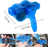 Fietsreinigingsset, 10-delige fietsreinigingsborstels voor fietsketting, banden, kettingwiel, vuile reiniging voor hoekvlekken, geschikt voor alle fietsen