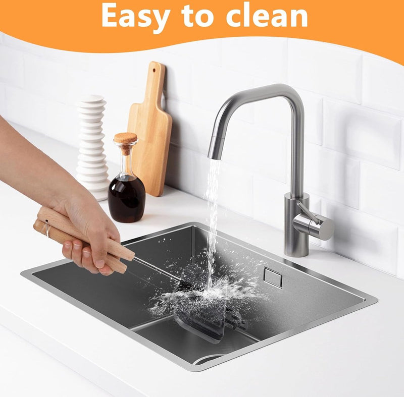 Dubbelzijdige koekenpan, grillpan met antiaanbaklaag, antiaanbakpan dubbelzijdig met handvat, toastpan voor gas- of houtskoolgrills (type 1)