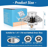 Gootsteen Afvoer Pop Up Spoelbak Badkamer Afvoer Plug Volledig Metalen Flip Afvoer Anti Blokkeren Haar Afvoer Anti Geur Geblokkeerd 36-45mm