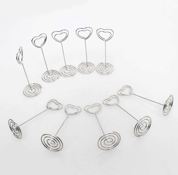 25 stuks kaarthouder fotohouder clip hart kaarthouder bruiloft plaatskaarthouder foto memo foto's clip voor kantoor woning bruiloft verjaardag