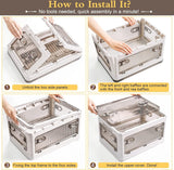 28 liter opslagcontainers met deksels, 2 pakken grote plastic stapelbare speelgoedopslagcontainers Box Organizer, opvouwbare opslagcontainers Bakken met wielen