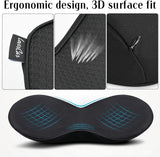 Wigkussen voor de auto, autostoelkussen, traagschuim, orthopedisch zitkussen, autostoel voor auto's, voertuigen en bureaustoel