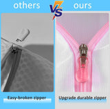 7 stuks mesh waszakken voor delicatessen met premium ritssluiting, reisopslag, organiserende tas, kledingblouse, schoenen, beha, sokken, babykleding enz. (7 stuks)