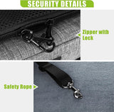 Kattentransportbox, ademende hondentas, transportbox, kattentransportboxen met verstelbare schouderriem, kattentransporttas voor op reis, hondendraagtas voor katten, puppy's onder de 6 kg