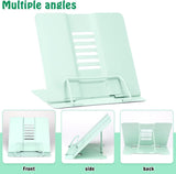 Boekenstandaard, metaal, verstelbare boekenhouder, leesstandaard, boekensteun voor kinderen, voor het vasthouden van spreekontwerpen