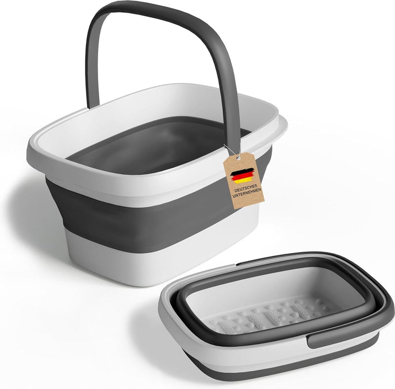 Voetoase, het origineel, hoogwaardig en stabiel, perfect voetbad voor ontspannen voetbaden, voetbad met massage-noppen