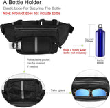 Heuptasje voor bidon, waterdicht, afsluitbaar flessenvak voor mobiele telefoon, 6,6 inch, joggen, fietsen, reizen, hardlopen, drinkgordel, heuptas, dames en heren.