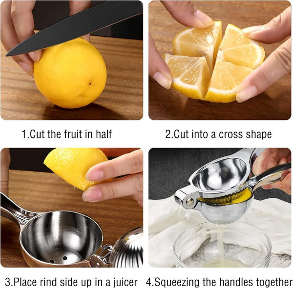 Citruspers, handpers, citruspers, handmatig roestvrij staal, citroenpers, handpers, limoenpers, roestvrij staal, handmatige sappers, voor sinaasappelen, citroenen, limoenen